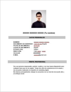 Hoja de Vida Básica y Formal